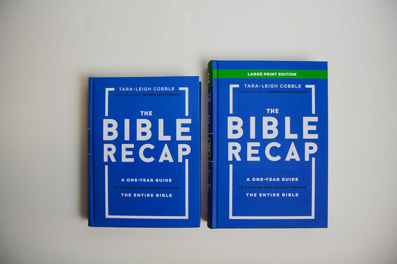 The Bible Recap Large Print Edition: A One-Year Guide to Reading and Understanding the Entire Bible Hardcover – Large Print