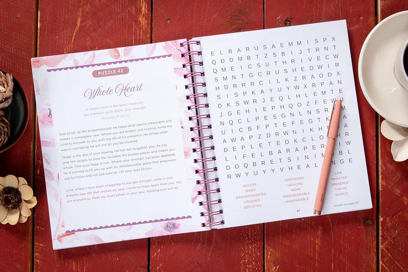 100 Days of Hope for Your Soul: Bible Word Search Devotional.