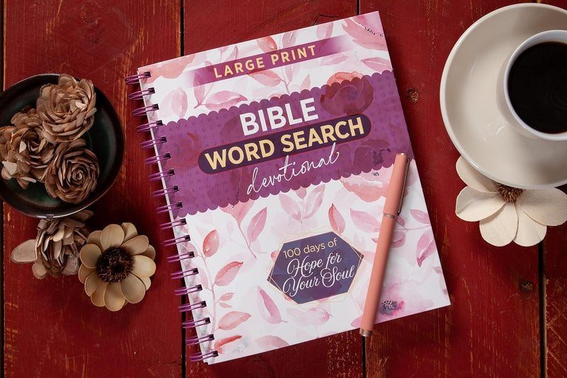 100 Days of Hope for Your Soul: Bible Word Search Devotional.