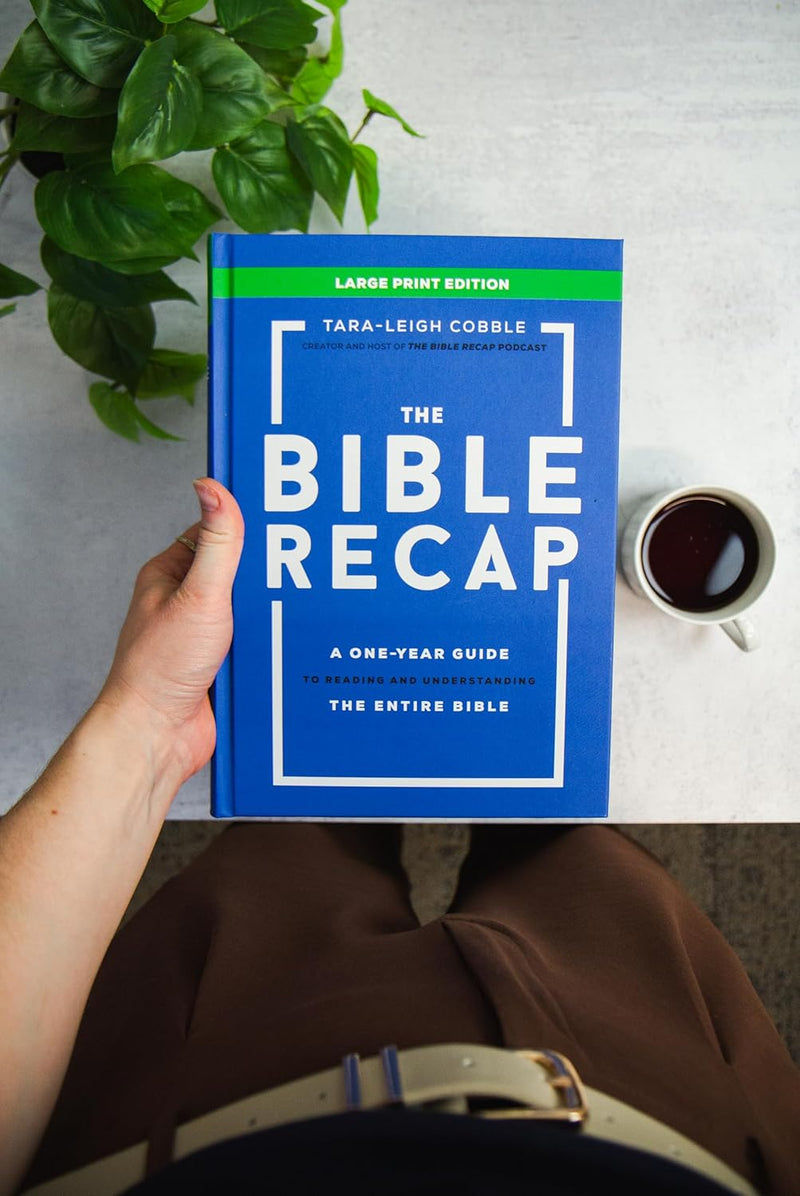 The Bible Recap Large Print Edition: A One-Year Guide to Reading and Understanding the Entire Bible Hardcover – Large Print