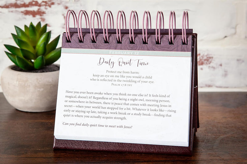 Daily Strength for Women: Daily Promises Spiral-bound – Desk Calendar