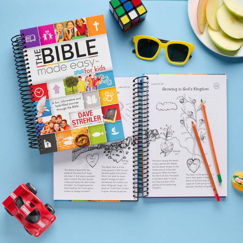The Bible Made Easy—for Kids Wirebound Edition by Dave Strehler