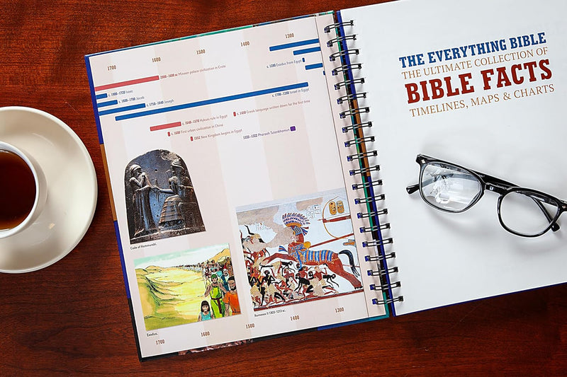 The Everything Bible: The Ultimate Collection of Bible Facts, Timelines, Maps, and Charts.