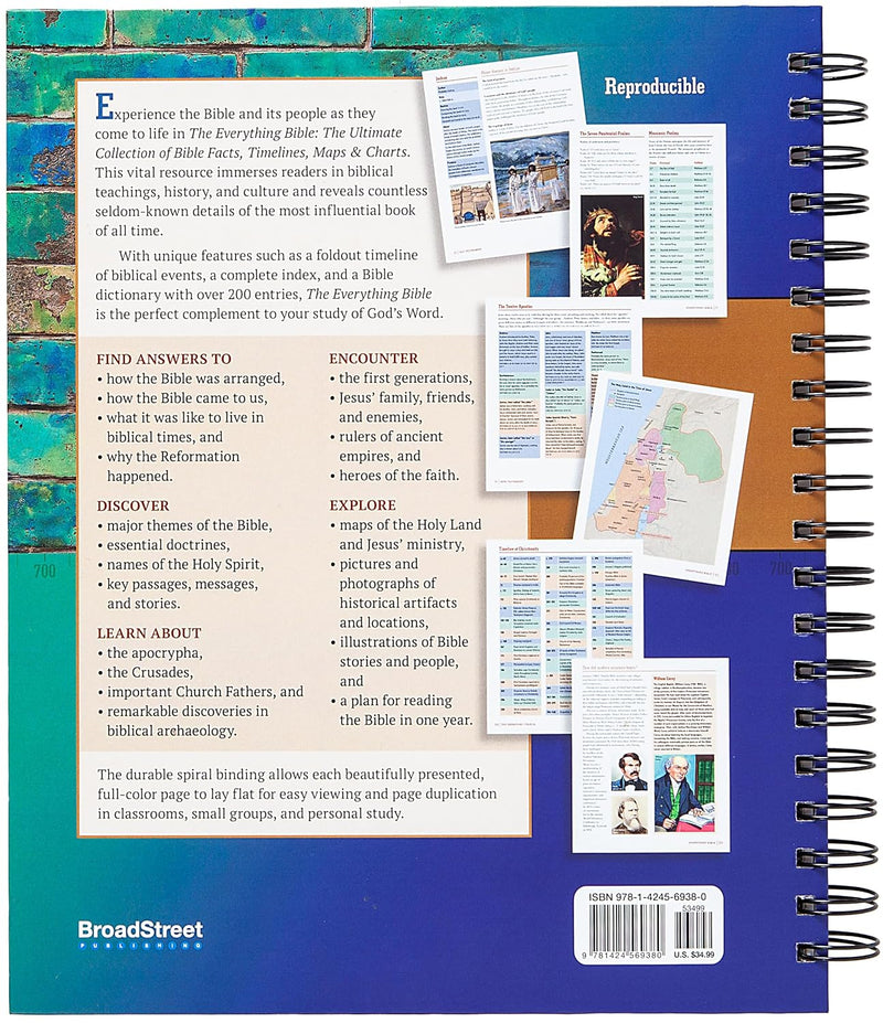 The Everything Bible: The Ultimate Collection of Bible Facts, Timelines, Maps, and Charts.