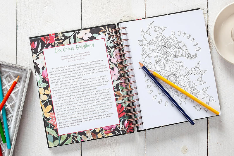 Think on These Things: Devotional Coloring Book