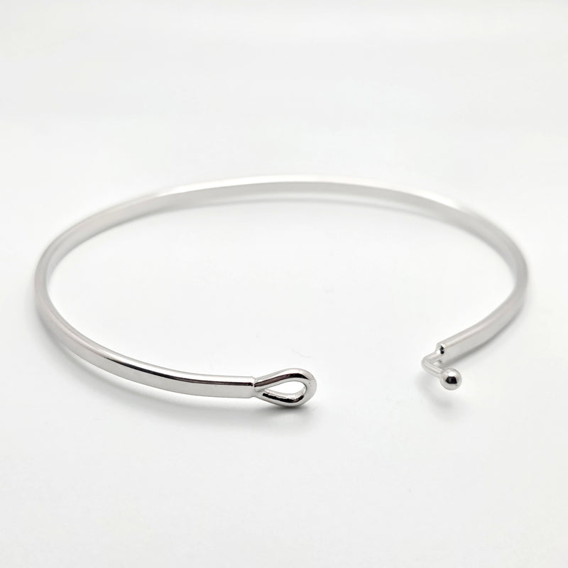 GOD SAID YES YOU CAN Inspirational Message Bracelet Positive Message Engraved Thin Bangle - Jewelry
