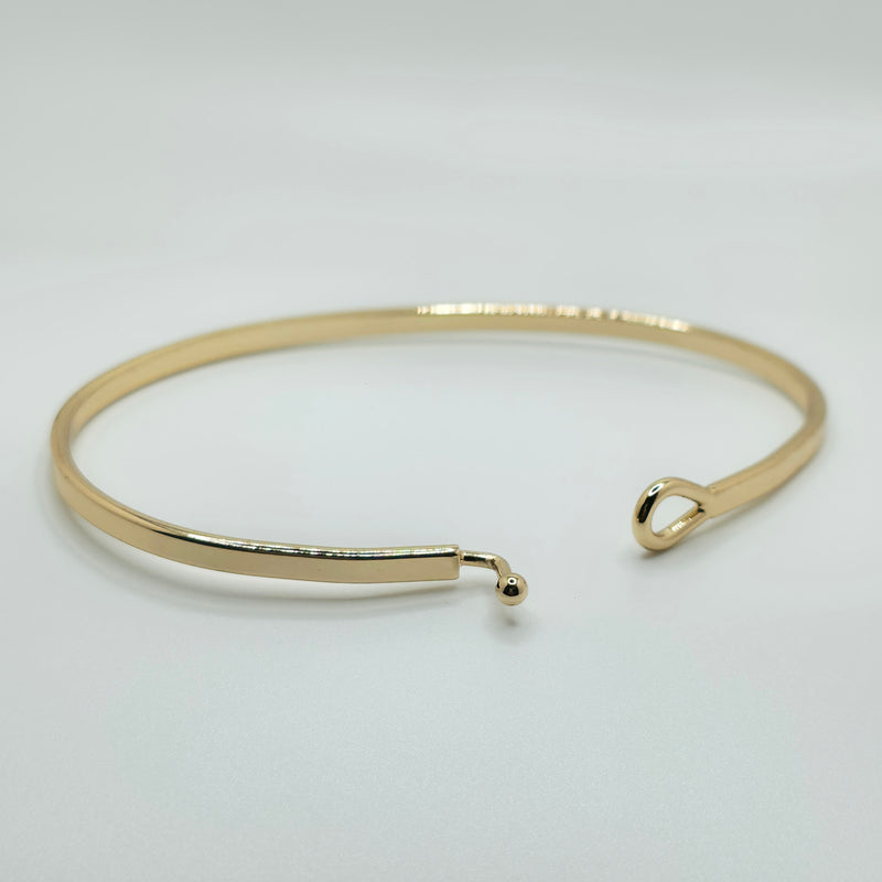 GOD SAID YES YOU CAN Inspirational Message Bracelet Positive Message Engraved Thin Bangle - Jewelry