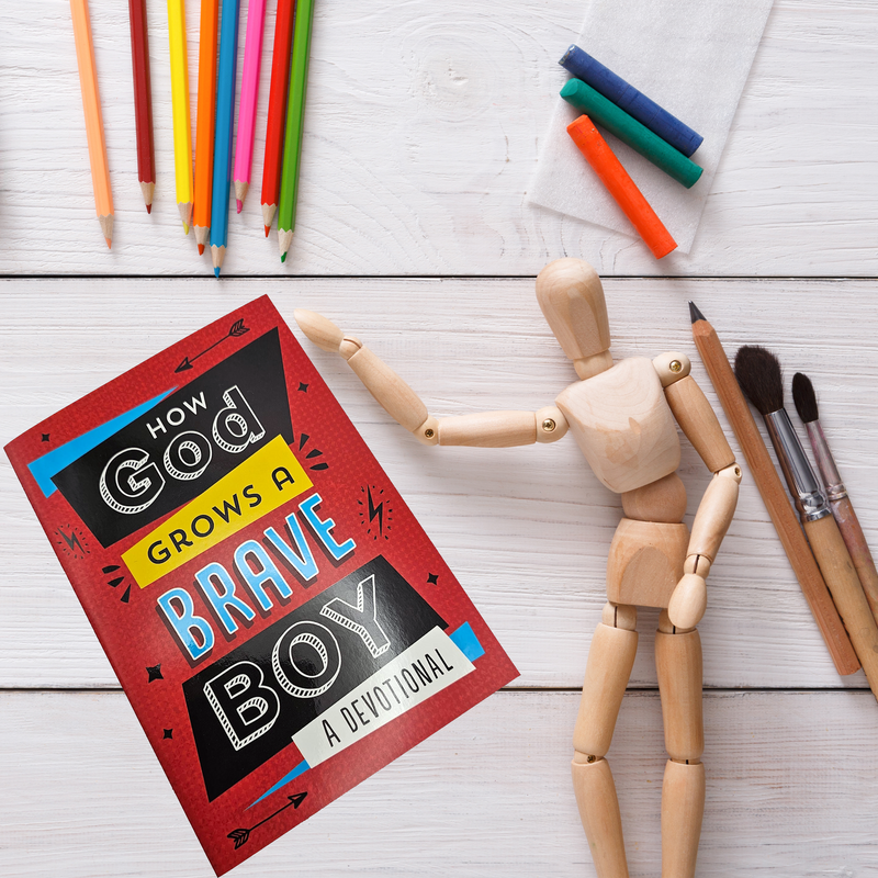 How God Grows a Brave Boy: A Devotional - Children&