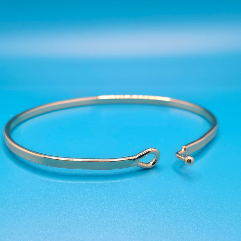 STAND IN FAITH Inspirational Message Bracelet Positive Message Engraved Thin Bangle - Jewelry