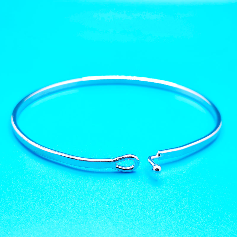 STAND IN FAITH Inspirational Message Bracelet Positive Message Engraved Thin Bangle - Jewelry