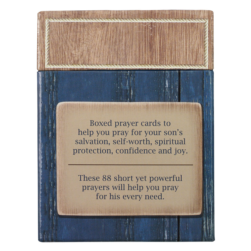 Prayers For My Son Boxed Card Set BY ROBERT AND JOANNA TEIGEN - Promise And Prayer Cards