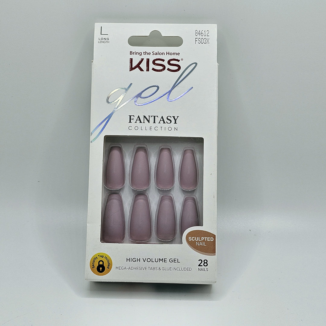 KISS GEL FANTASY - Coffin Pale Purple - Nails