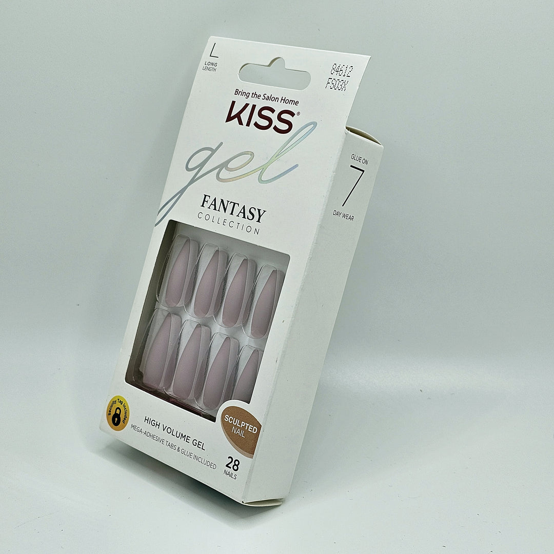 KISS GEL FANTASY - Coffin Pale Purple - Nails