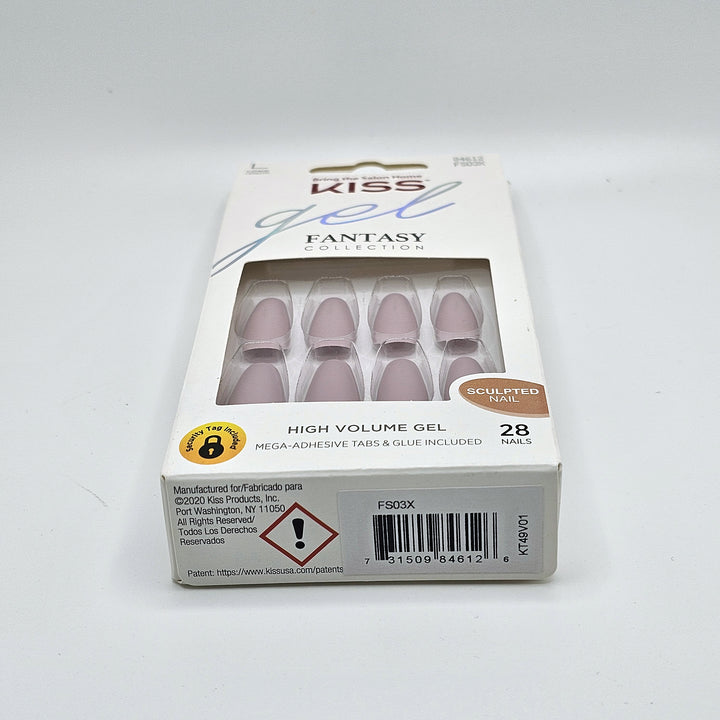 KISS GEL FANTASY - Coffin Pale Purple - Nails