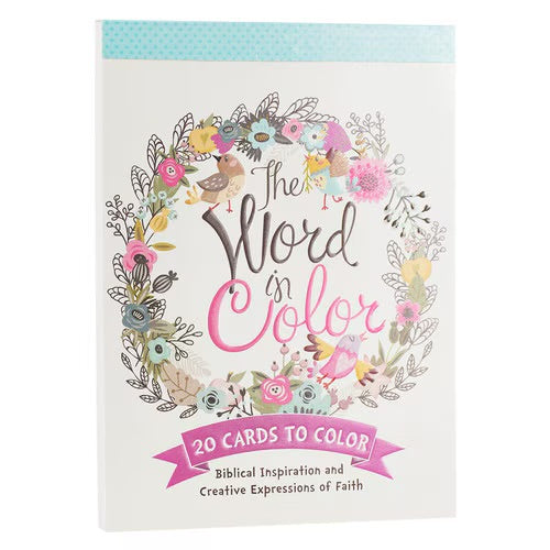 The Word in Color Coloring Postcards
