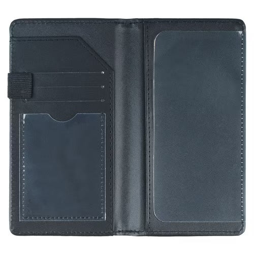 Have Made You Walnut Brown and Brick-red Faux Leather Checkbook Wallet