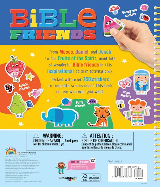 Bible Friends Sticker Activity Book by BroadStreet Publishing Group LLC (Author)