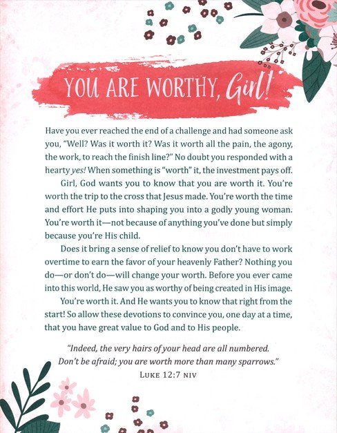 God Calls You Worthy, Girl (Paperback)