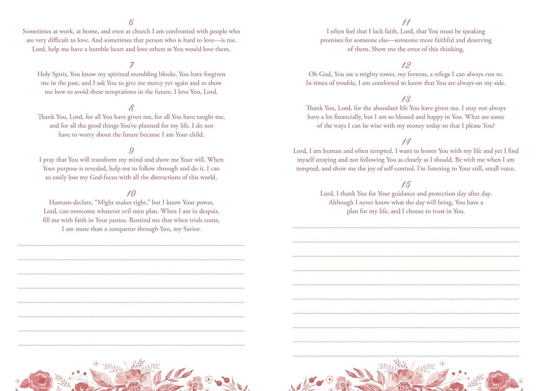1001 Prayers to Energize Your Prayer Life Journal Paperback - Devotional Journal