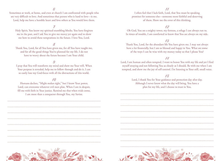 1001 Prayers to Energize Your Prayer Life Journal Paperback - Devotional Journal