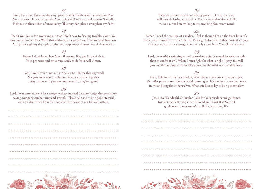 1001 Prayers to Energize Your Prayer Life Journal Paperback - Devotional Journal