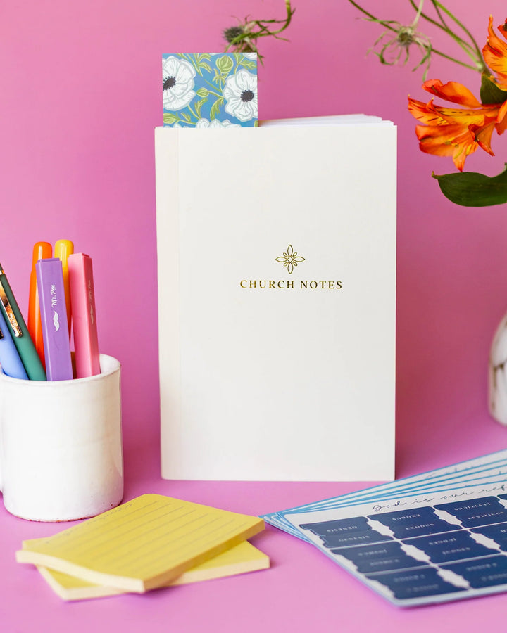 Church Notes Journal with Mini Bible Journaling Kit