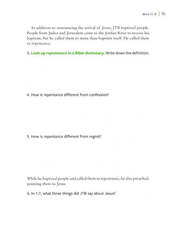 Knowing Jesus as Servant: A 10-Session Study on the Gospel of Mark