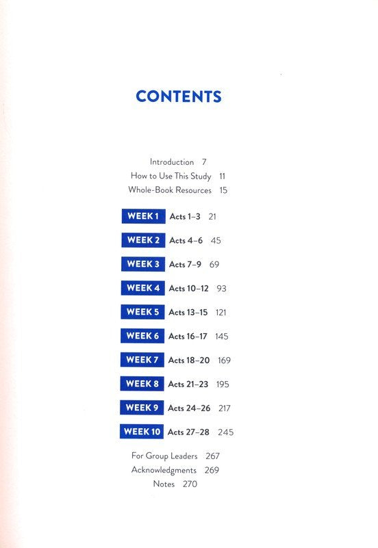 Acts: The Spirit and the Bride a 10-Week Bible Study on God and His Church