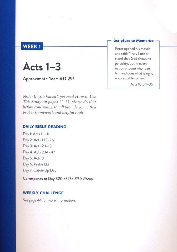 Acts: The Spirit and the Bride a 10-Week Bible Study on God and His Church