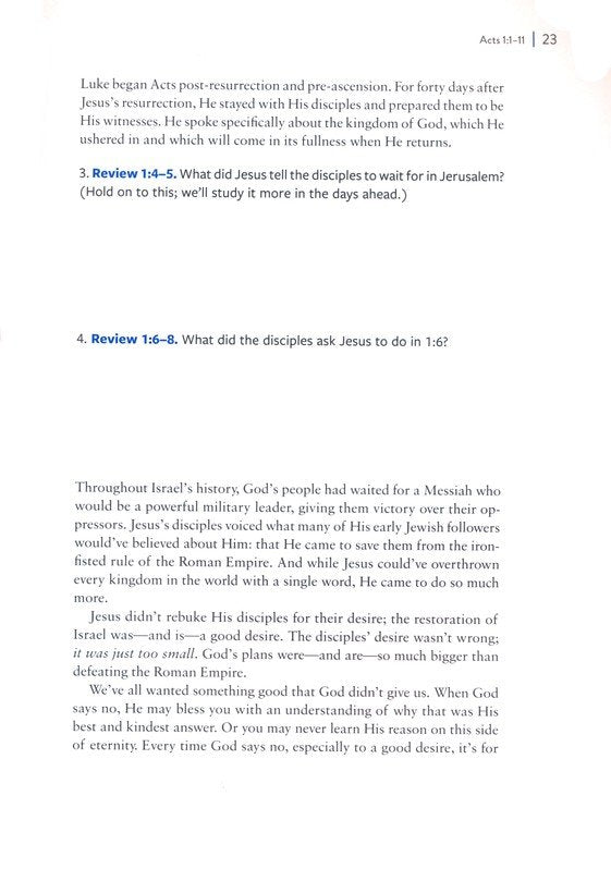Acts: The Spirit and the Bride a 10-Week Bible Study on God and His Church