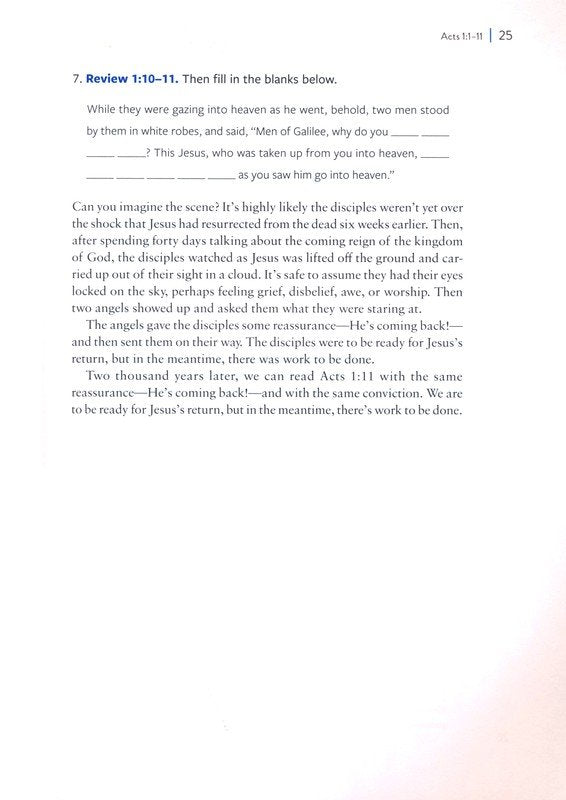 Acts: The Spirit and the Bride a 10-Week Bible Study on God and His Church