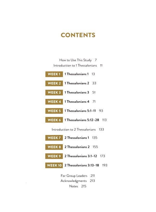1 &amp; 2 Thessalonians: Hope in the Midst of Trials--a 10-Week Bible Study on Anticipating the Return of Christ