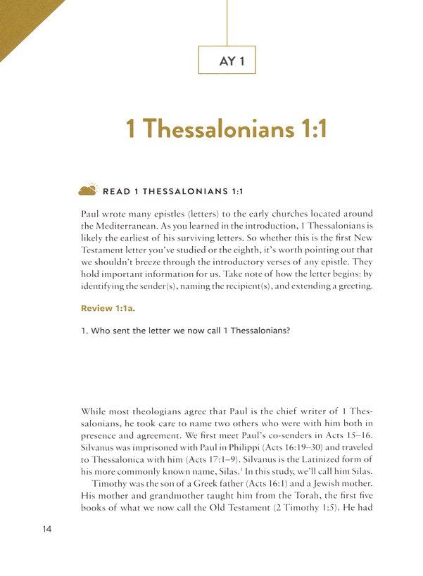 1 &amp; 2 Thessalonians: Hope in the Midst of Trials--a 10-Week Bible Study on Anticipating the Return of Christ