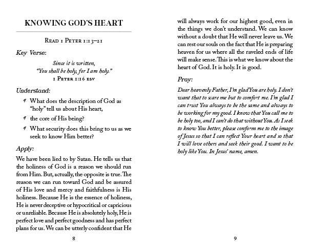 THE 5-MINUTE BIBLE STUDY FOR WOMEN: SEEKING GOD&