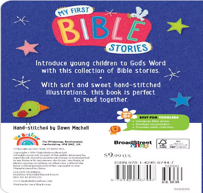 My First Bible Stories by BroadStreet Publishing Group LLC (Author), Make Believe Ideas (Author)