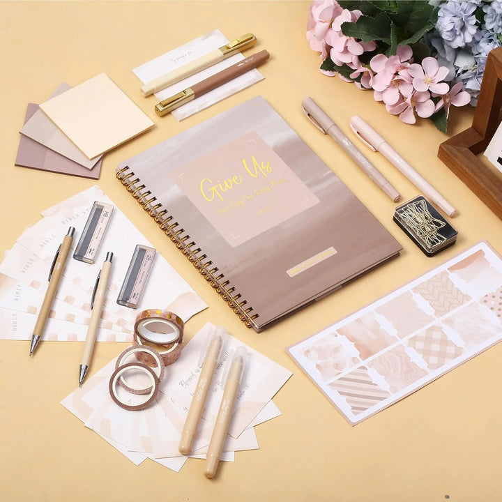 Bible Journaling Kit, Bible Highlighters and Pens No Bleed, Bible Study Kit, Journaling Kit for Women and Gift, Bible Tabs and Highlighter Set