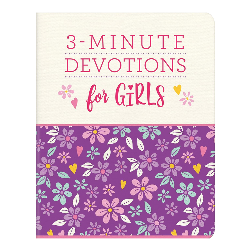 3-Minute Devotions for Girls Paperback Compiled by Barbour Staff - Children&