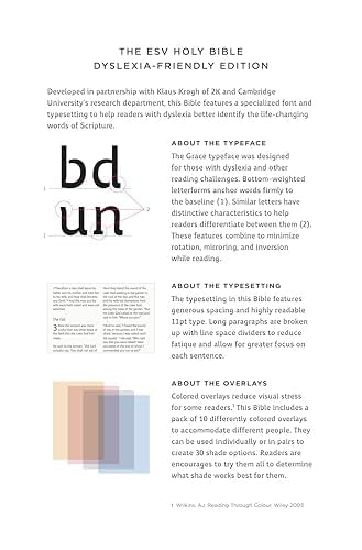 ESV Holy Bible: Dyslexia-Friendly Edition (TruTone, Brown)