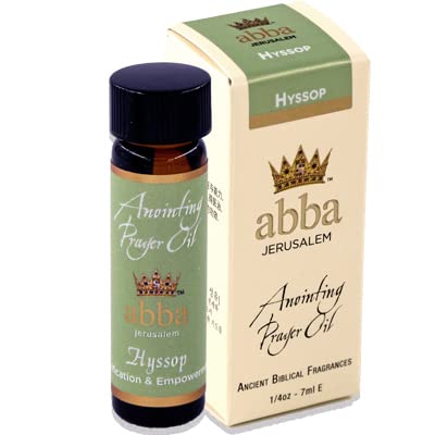 ABBA Oil Hyssop 1/4oz Anointing Prayer Oil in Gift Box