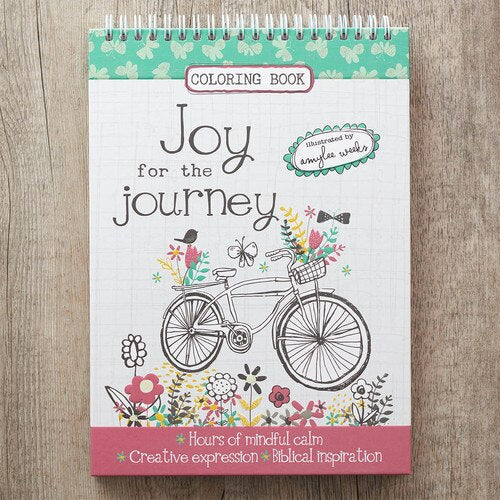 Joy for the Journey Spiral Coloring Book