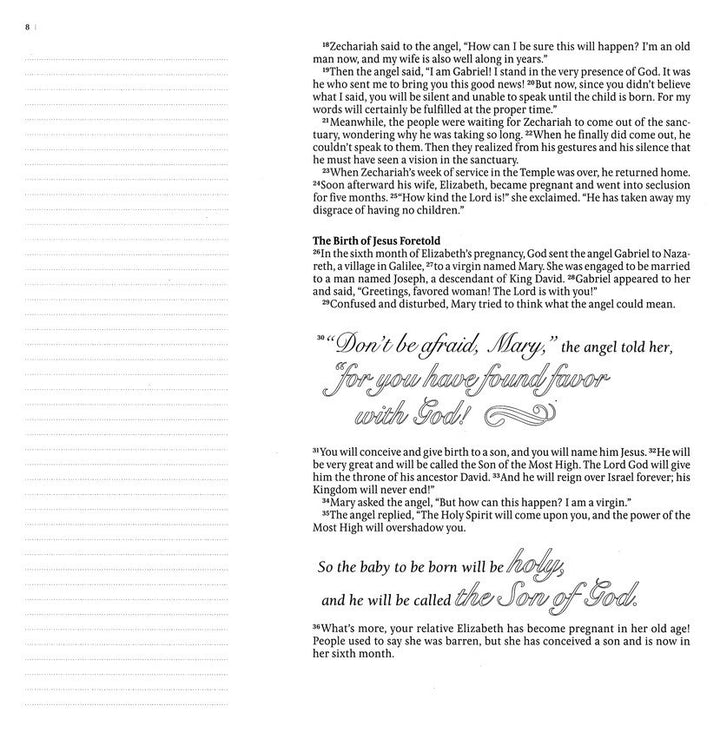 Inspire: Luke &amp; John Coloring &amp; Creative Journaling through Luke &amp; John by New Living Translation and Tyndale
