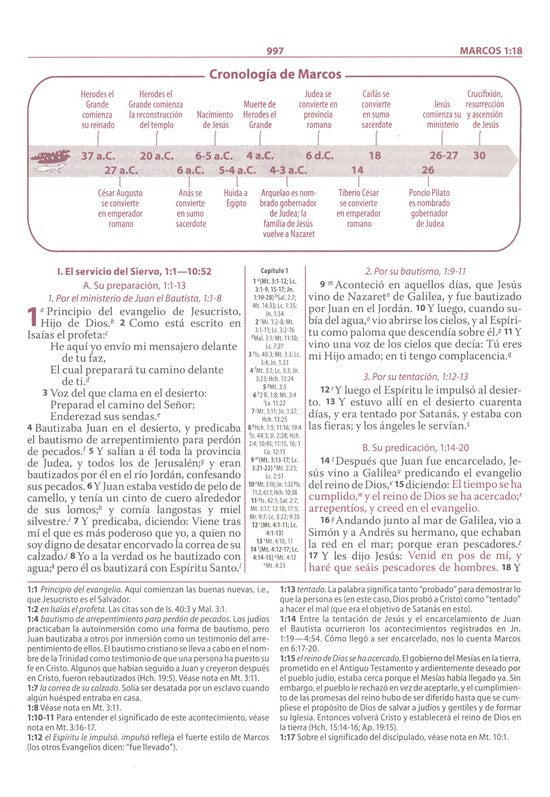 Biblia de estudio Ryrie ampliada: Duo-tono negor con índice (Spanish Edition) Leather Bound