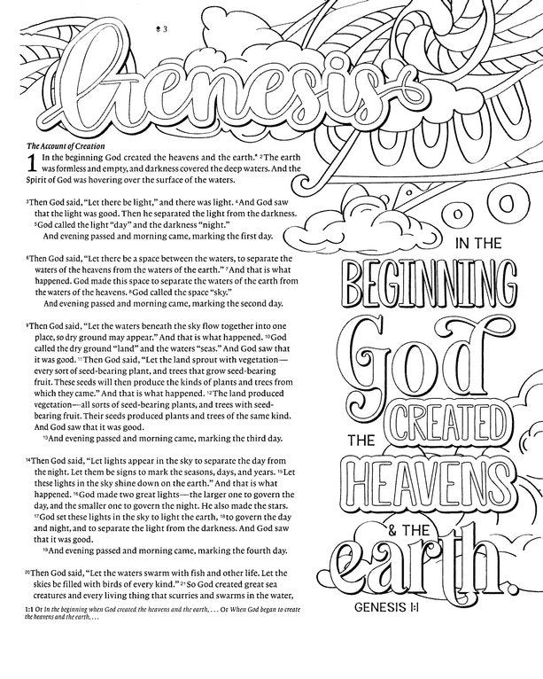 Inspire FAITH Bible NLT, Filament Enabled The Bible for Coloring &amp; Creative Journaling