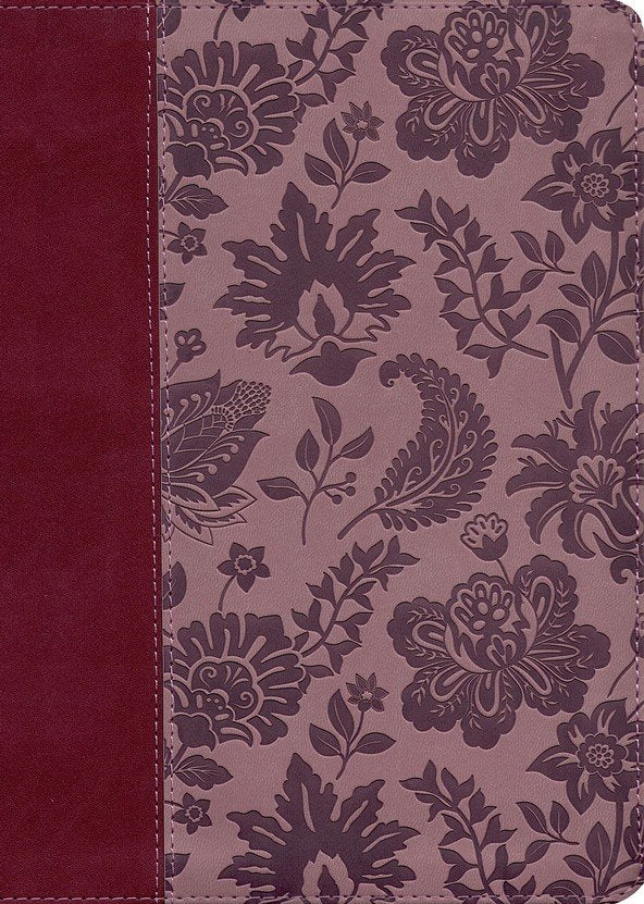 Simplified KJV--Large Print [Plum &amp; Paisley]