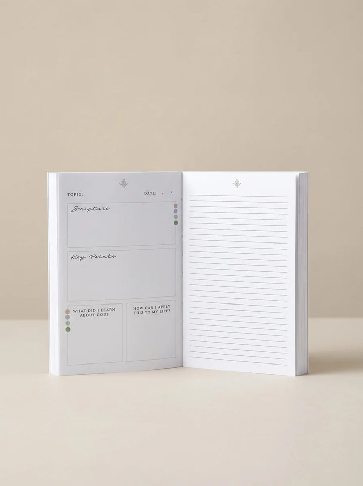 Church Notes Journal with Mini Bible Journaling Kit