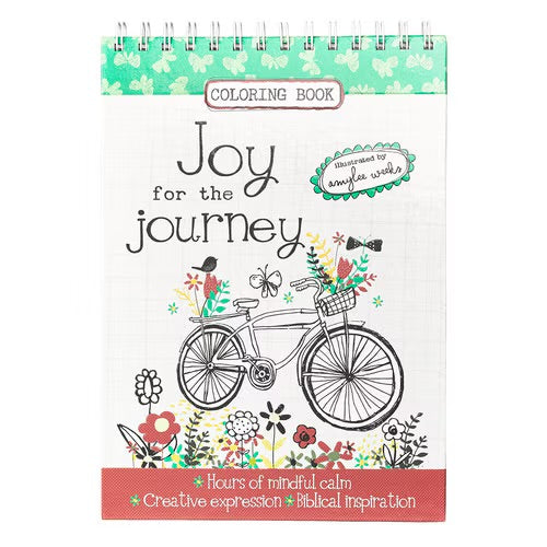Joy for the Journey Spiral Coloring Book