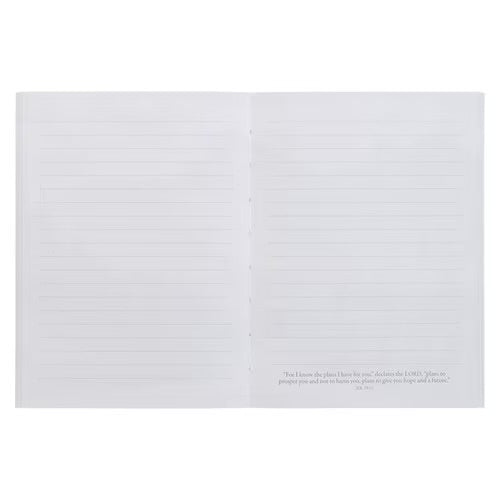 Hope and a Future Mountain Path Medium Notebook - Jeremiah 29:11