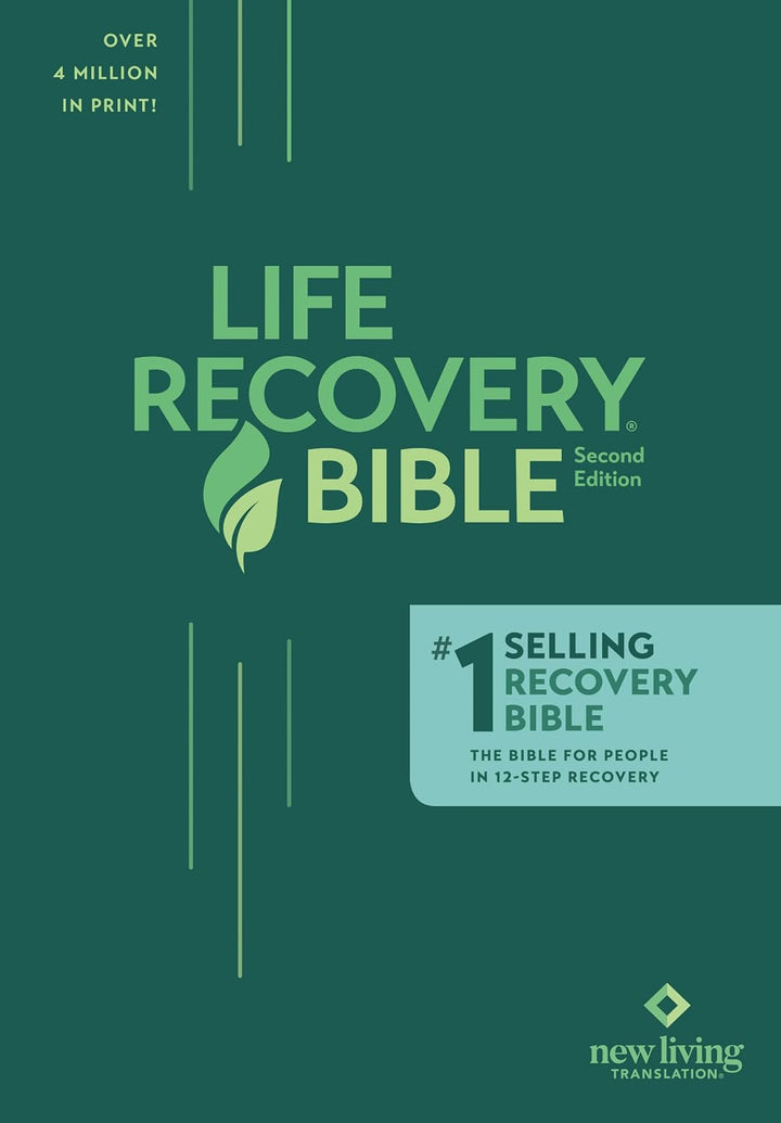 NLT Life Recovery Bible, Second Edition (Hardcover): Addiction Bible Tied to 12 Steps of Recovery for Help with Drugs, Alcohol, Personal Struggles - With Meeting Guide