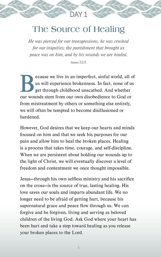 100 Days of Healing: Daily Devotional (New Life Devotions) Imitation Leather