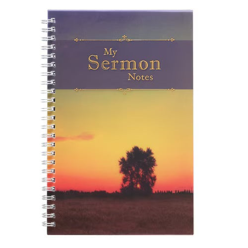 My Sermon Notes Spiral Notebook